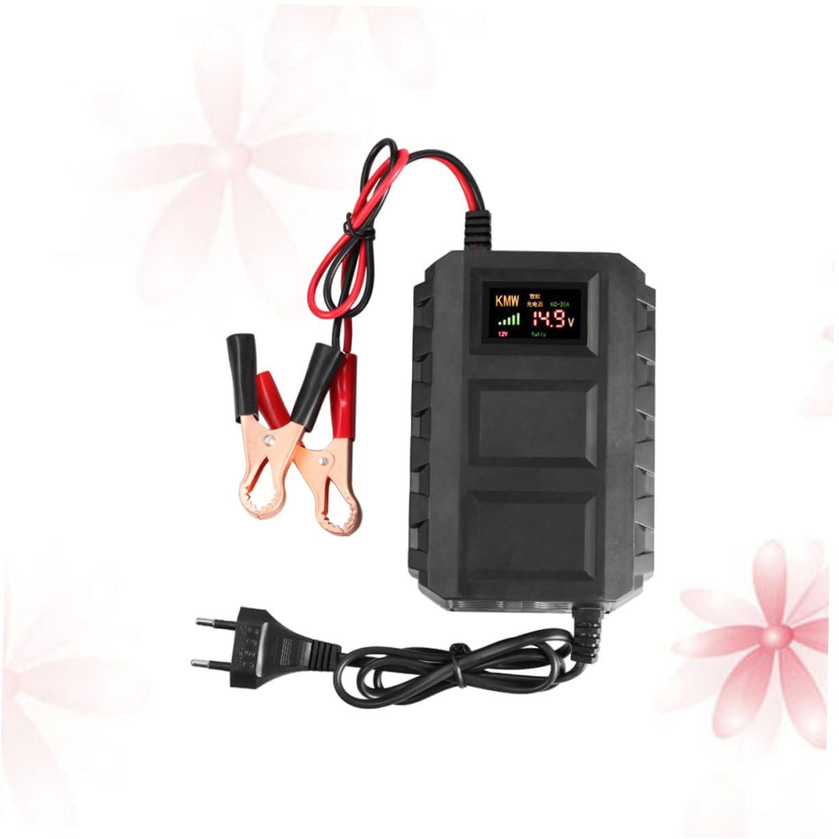 Hemobllo Chargeur de Batterie pour et Camion Protection Courts Circuits et Surchauffe Charge Stable et Fiable Design Compact et Pratique