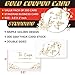 Tomioziey 200 Pieces Coupon Cards - Blank Gift Certificates Redeem Vouchers for Business Client Paper Voucher Cards for Birthday, Salon, Spa, Restaurants, Work Business Present Card,3.5
