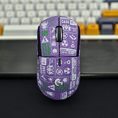 Cinta de agarre para mouse Logitech G Pro X Superlight color morado