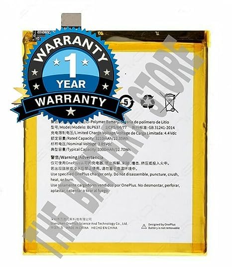 Image of Original BLP637 Battery for OnePlus 5 /1+5T Battery with 1 Year Warranty** (J00123)