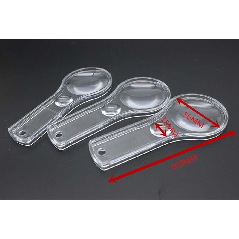 Microscope LED Light Handheld 40 Times HD Magnifier Glass PCB Mini Microscope