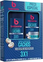 Kit Cachos e Crespos 3x1 Bozzano Shampoo 325ml + Condicionador 200ml