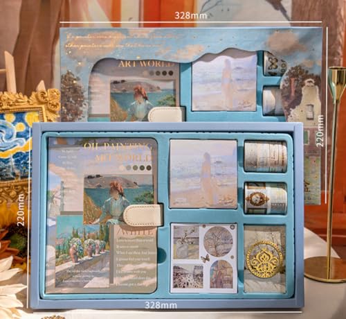 Harnico Vintage Scrapbook Supplies (200 Pieces) Scrapbooking Kit ...