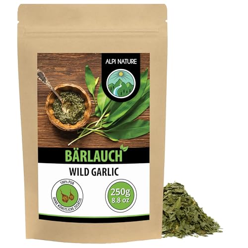 Alpi Nature Bärlauch 250g, Bärlauchblätter geschnitten, Bärlauch Gewürz, Wildknoblauch...
