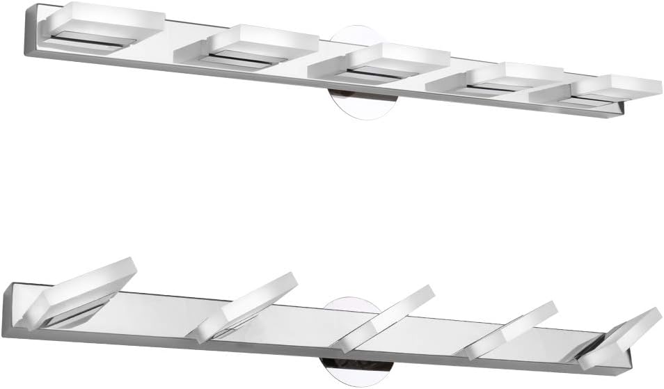 Cheapest 🛒 Aipsun Bathroom Vanity Light Modern Light Fixtures LED Acrylic Vanity Lighting Fixture for Bathroom 5 Lights White Light 6000K Black Friday - 70% OFF Aipsun Bathroom Vanity Light Modern Light Fixtures LED Acrylic Vanity Lighting Fixture for Bathroom 5 Lights White Light 6000K