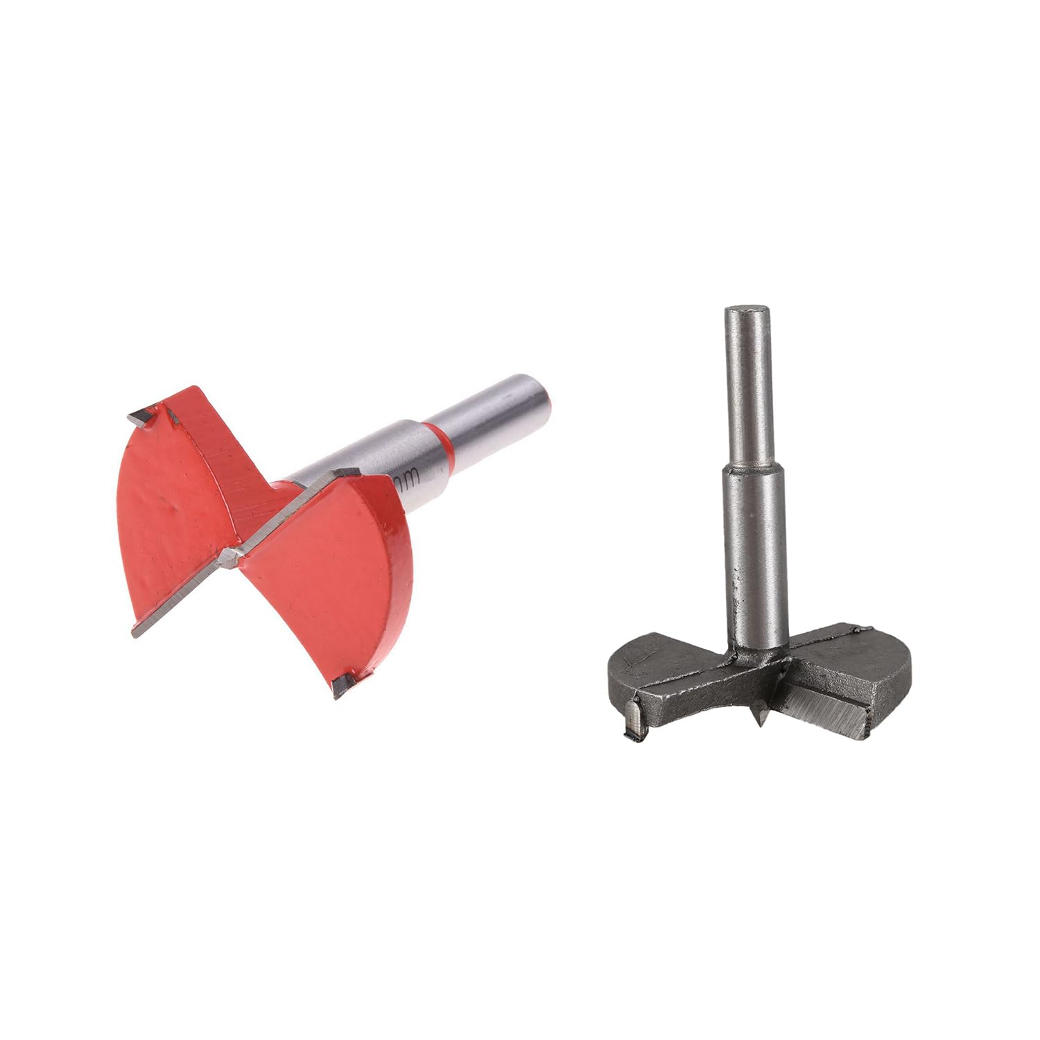 2 Pcs Forstner Bit: 1 Pcs 60Mm HSS Forstner Bit Wood Drills Art Drills Pipe Drills & 1 Pcs 50Mm Wood Boring Set Woodworking Fors (Multicolor)