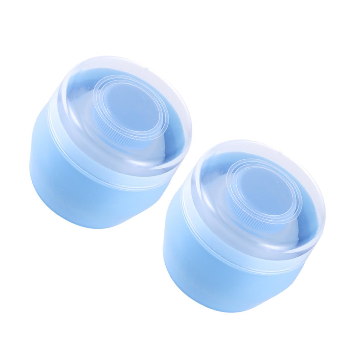 VICASKY 2pcs Powder Puff Portable Talcum Powder Puff for Storage Boxes Lithe Disassembly Material Smooth Application