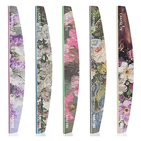 10 PCS Professional Nail Files Double Sided Emery Board(100/180 Grit) Nail Styling Tools Pet Grooming Tools for Home and Salon Use Cover