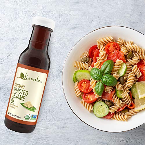 Kevala Organic Toasted Sesame Oil, 1 Gallon (128 Fl Oz) #TOP2