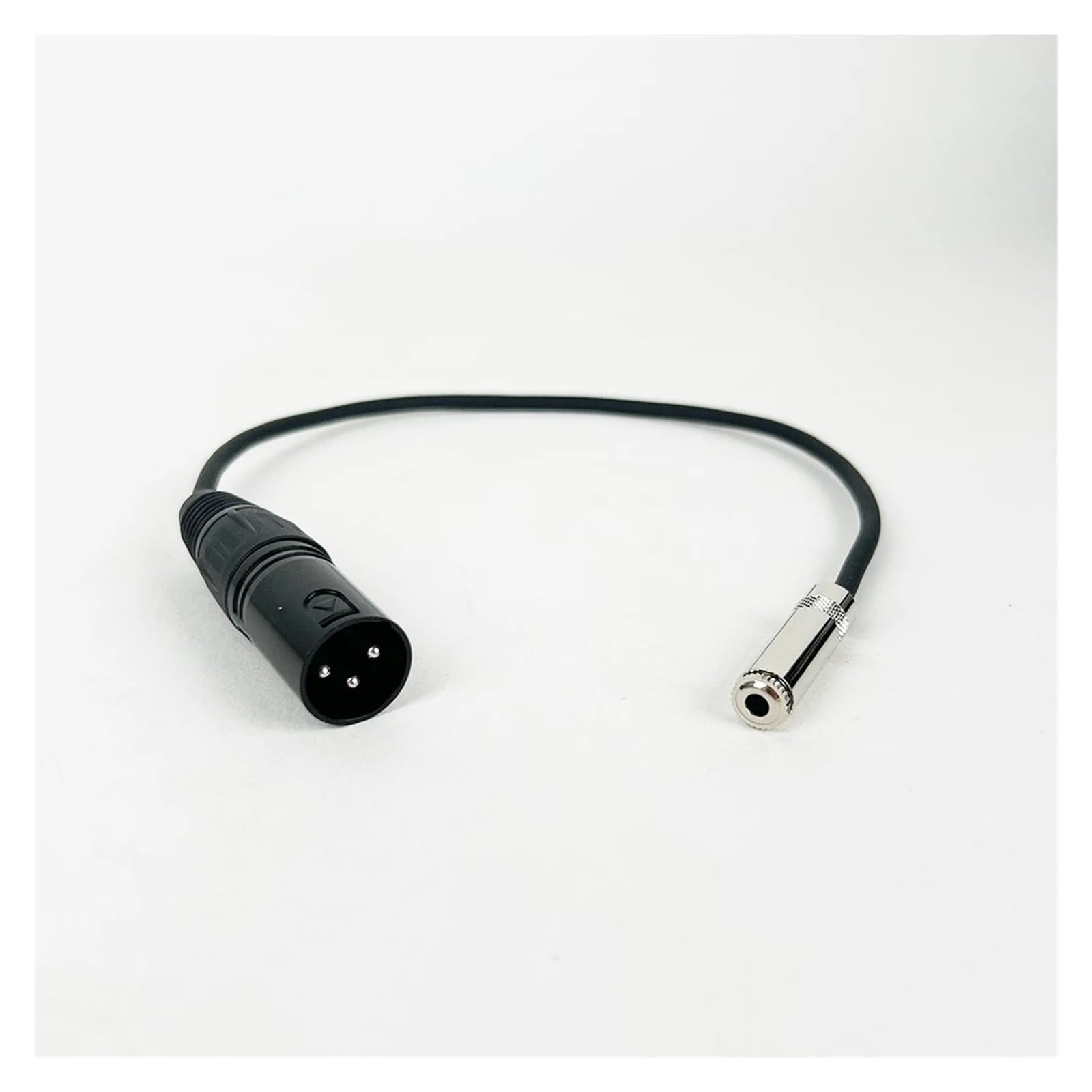 Cavo audio professionale da jack MI-N a XLR 3,5 mm (1/8) femmina a maschio, microfono, altoparlante, console, amplificatore(Svart,2.98m)