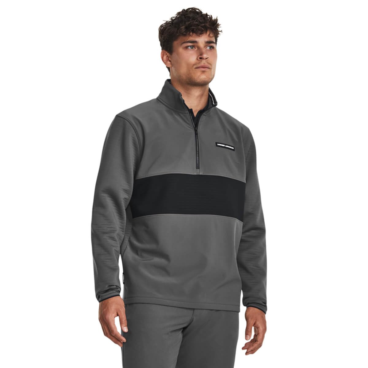 Under Armour Men's (025) Castlerock / / White Underarmourdaytonahzsweater-Castlerock/White/White-Lg