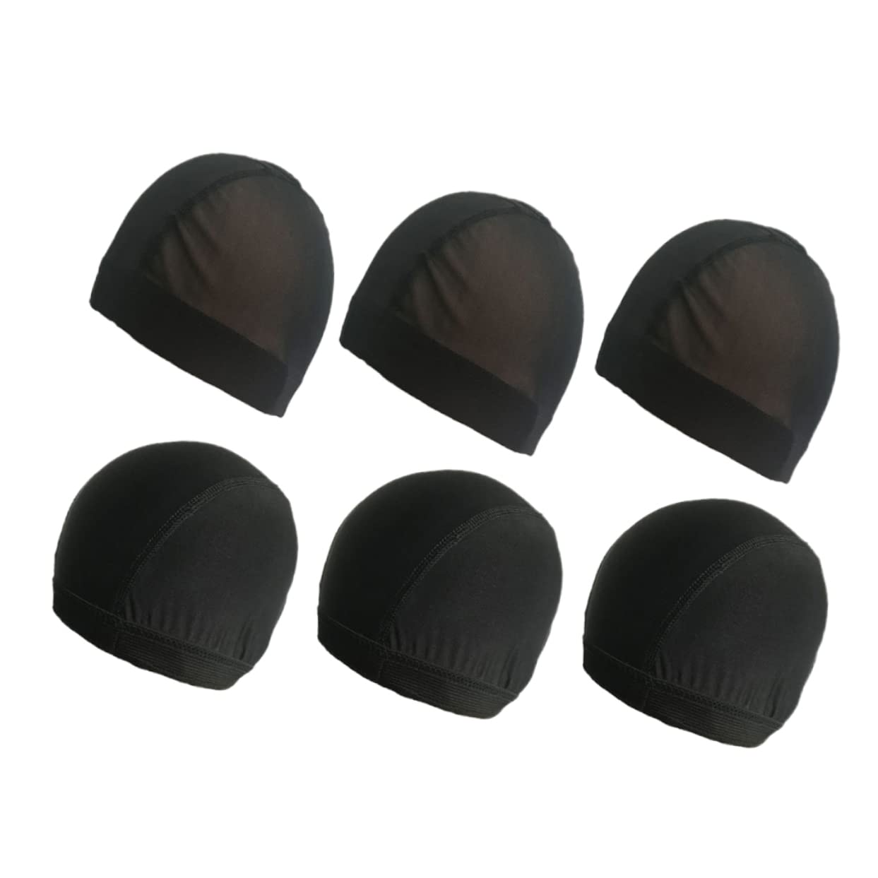 Ipetboom Elastic Wig Cap Set 6pcs u Shape Wig Hair Net Accessories Stretchy Mesh Headwear Comfortable for