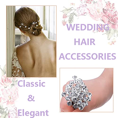 ヘアピンラインストーンヘアクリップ40個まとめ Amazon.co.jp: 40 個ブライダルウェディングヘアピンラインストーン