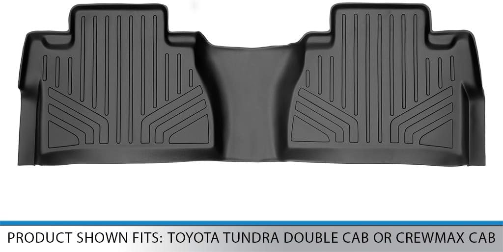 MAXLINER Floor Mats 2nd Row Liner for 2014-2021 Toyota Tundra - Image 3