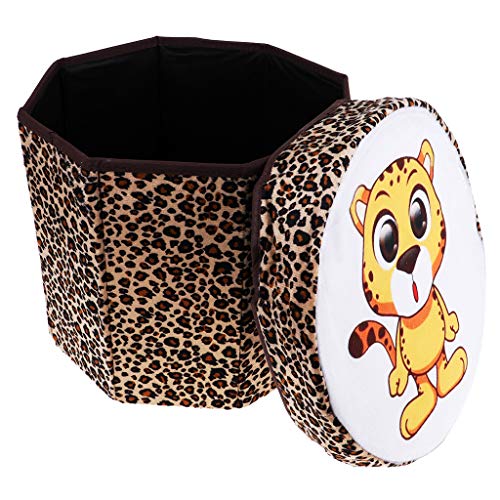 YIJU Dobrável Banco Otomano Caixa de Armazenamento Sala Footstool Cadeira de Acampamento Assento de