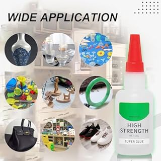 Colla Forte,4pcs Super Colla,Collas Istantanea Extra Forte,Super Glue,glue Liquida Trasparente,glue Ad Olio Trasparente per artigianato Fai Da Te
