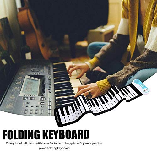 HMTOHL 37 Touches Flexible Roll Up Piano Portable Silicone Clavier Souple Piano sans Batterie Flexible roulé à la Main… - Les Beatles, Paul McCartney, John Lennon, RIngo Starr, George Harrison HMTOHL 37 Touches Flexible Roll Up Piano Portable Silicone Clavier Souple Piano sans Batterie Flexible roulé à la Main… – Image 3