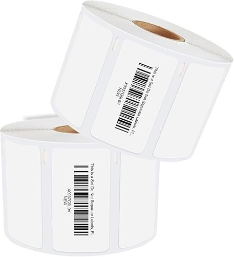 DYMO 30334 - Etiquetas multipropósito compatibles con código de barras FNSKU de 2-14 pulgadas x 1-14 pulgadas, compatibles con DYMO Labelwriter 450,