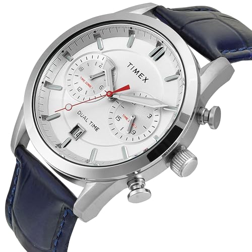 Image of TIMEX Silver Round Dial Analog Men's Watch - TWEG176SMU01