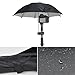 Nicoone 50CM SLR Camera Umbrella, Rainy Day Photography SLR Camera Umbrella Adjustable Rain and Sun Protection Outdoor (Black)