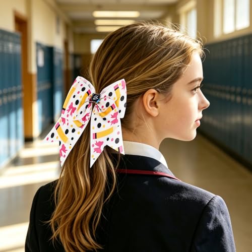 Pinzas de moño lápiz para cabello escolar miniatura 5