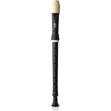 Angel ASRB-111 Soprano Recorder for Students Baroque Fingering, 2-Piece Design, Thumb Rest, Transparent Case Included, Affordable Beginner Model