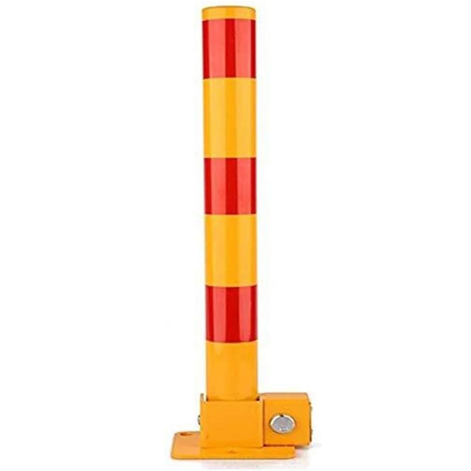 Poteau verrouillable pliable pour protéger l'allée de votre maison familiale