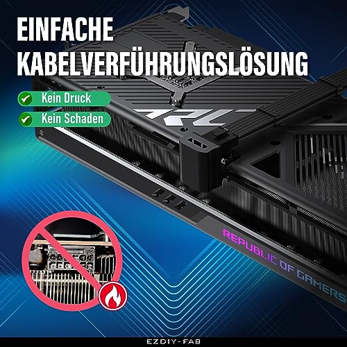 Adaptador 12VHPWR 12+4 pin con soporte de 600W y ángulo de 180 grados tipo STD para GPU RTX 4090 4