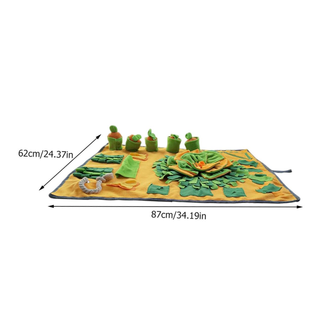 Toyvian Tapis De Fouille pour Chien Tapis De Recherche De Nourriture Antidérapant Accessoire pour Maison