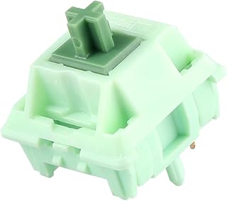 KiiBoom Linear 55gf Matcha Latte Mechanical Keyboard Switch, 5 Pin Keyboard Switch with POM Stem, PC Nylon Housing, 35 Pieces for Gaming DIY Keyboard