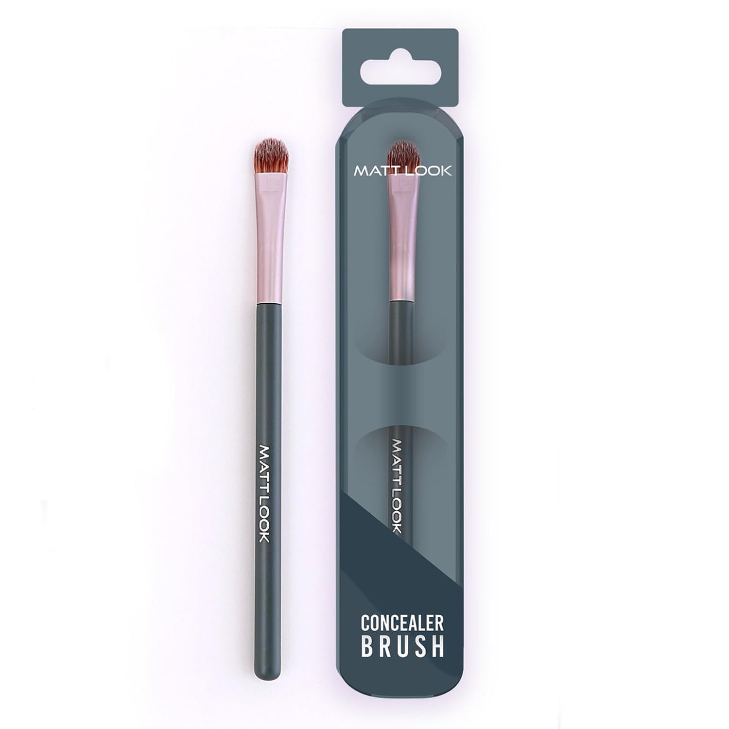 MATT LOOK Ultra Soft Synthetic Bristle Makeup Brush for Face Makeup - Concealer Brush-picture-17