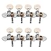 Metal Guitar 1 Set Acoustic Guitar Tuners Guitar Tuning Pegs Mandolin Tuning Parts Tuner Peg Tools Silver Guitar Peg