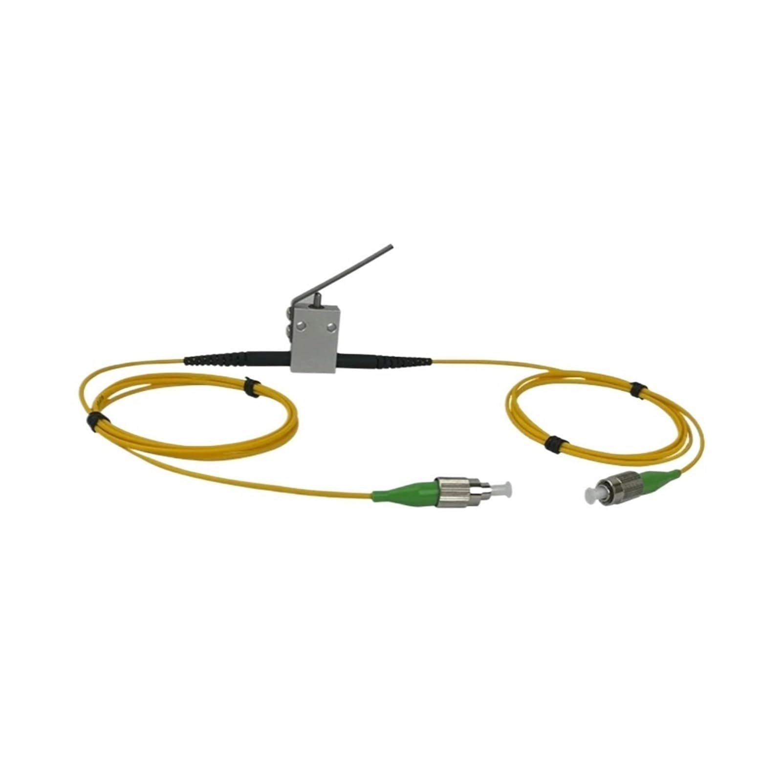 Atténuateur à fibre optique monomode 1260-1650 nm Interrupteur à fibre optique mécanique type marche/arrêt (SC UPC)