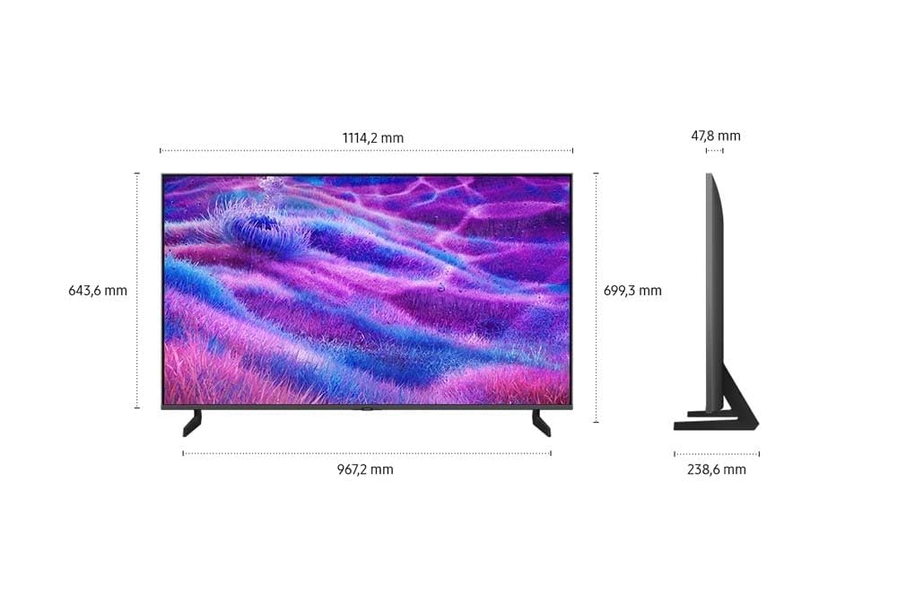 Samsung Neo QLED 4K QN80F 50 Zoll (125 cm) Mini LED Fernseher, NQ4 AI Gen2 Prozessor, Quantum Matrix Technology Core, 4K Upscaling, Dolby Atmos, Knox Security, Samsung Vision AI Smart TV