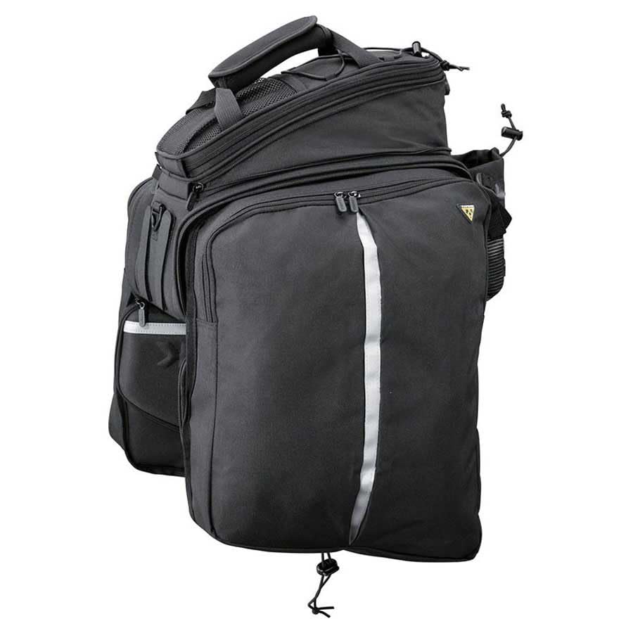 Topeak MTS TrunkBag DXP 2.0 wodoodporna torba rowerowa, mocowana do stojaka za pomocą pasków, czarna