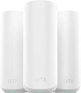 New Netgear Orbi 370 Series Dual-Band Mesh (Newest Model) WiFi 7 Router, NBN Speed Ready, Supports Plans Upto 2.5 Gbps, 4K Streaming, Gaming and More, 3pack product image