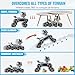 Pycoal Robot Dog, 2.4Ghz Remote Control Dog Stunt RC Cars with Music & Light, 2 Models RC Robot Toys with 2 Rechargeable Batteries, Birthday Gifts for Kids 6 7 8 9 10 11 12 Years Old