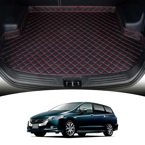 に適用 ホンダ オデッセイ RC系 Odyssey RC1 RC2 RC3 7人乗り 車の トランクマット カスタムトランクマット 専用 ラゲッジマット 3Dカーゴマット XPE レザーラゲッジマット 防水 滑り止め 汚れ防止 傷防止 洗える 装着簡単 車