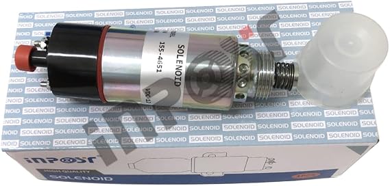 INPOST 12V Stop Solenoid 155-4651 Compatible with Caterpillar 3116 3126 1554651 8C-3664 8C3664