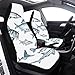 JIUCHUAN Coprisedile per Auto per Ragazze Un Gruppo di Silhouette Fish Swim Coprisedile per Bambini 2 Pezzi Airbag Universale Compatibile per Auto SUV Coprisedili per Camion da Ragazzo