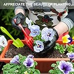 6 Packs Window Box Planter, 17 Inches Flower Window Box Rectangular Plastic Vegetable Planters with Trays for Windowsill, Patio, Garden, Balcony, Brick Red - Image 5