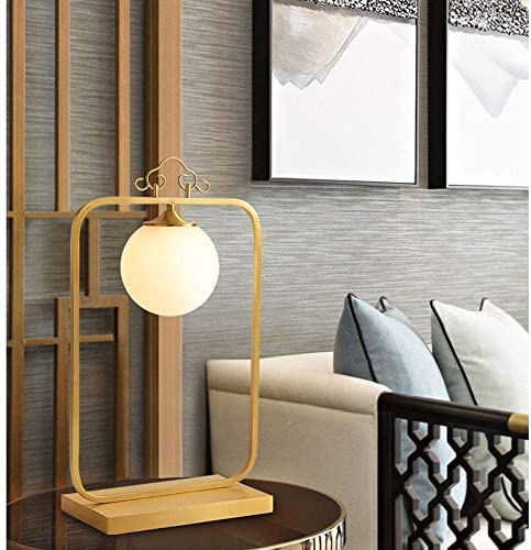 Lampe de bureau en cuivre chic pour chevet et salon