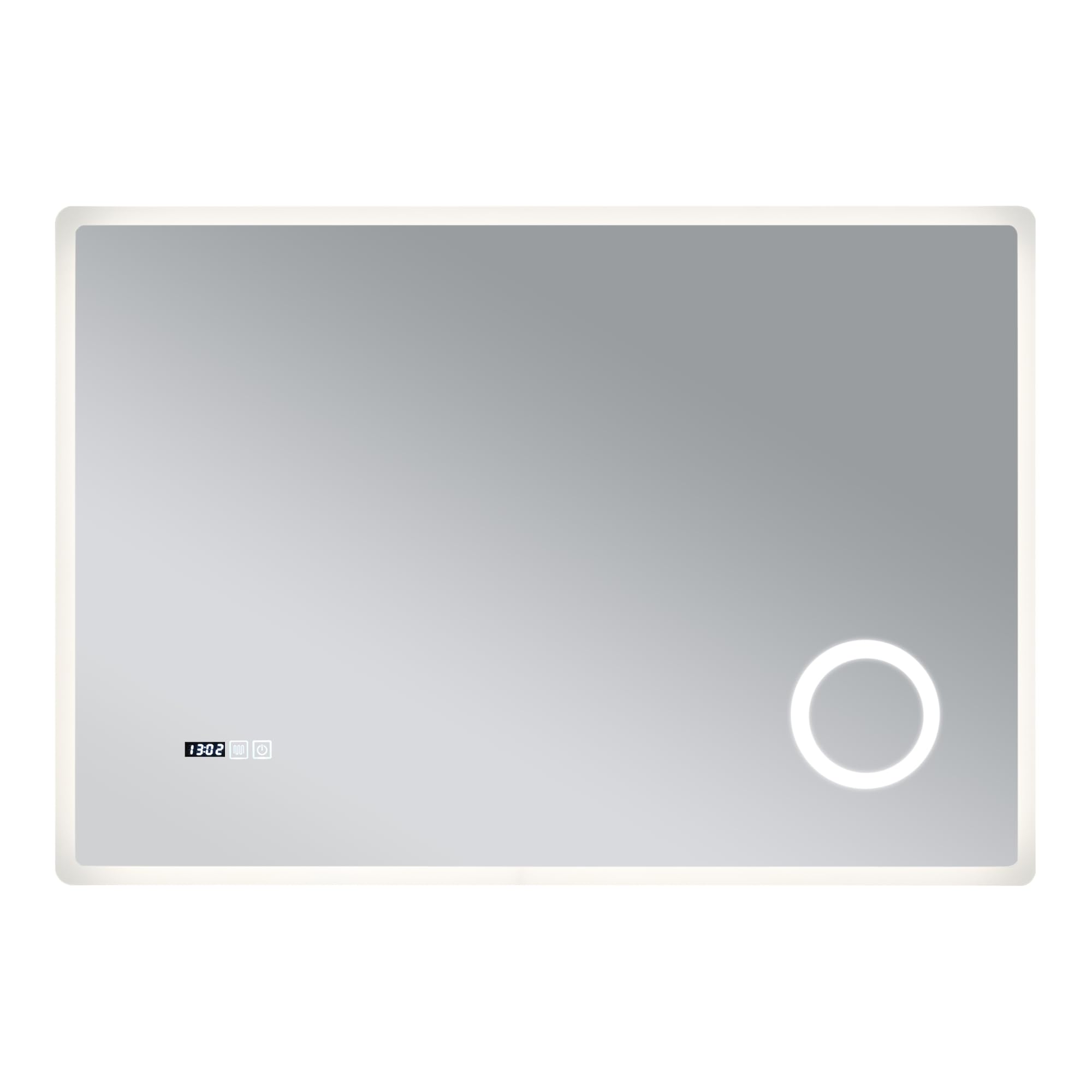 [pro.tec] Lustro Racale z oświetleniem LED 70x100x3 cm białe