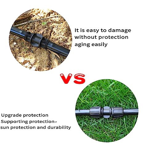 1/2 inch Irrigation Fittings Coupling Connectors For (1/2\" ID x0.6-0.63\" OD) 16mm Drip Tubing Barbed Connectors-10 Pcs/pack