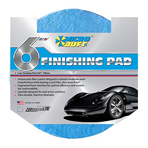 Microbuff 6" Finishing Pad, (Pack of 2) [MB-FPD6-2PK]
