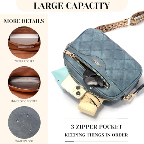 Crossbody Bags for Women Vegan Leather Crossbody Purses Small Shoulder Handbags Purse for Women with Adjustable Strap3
