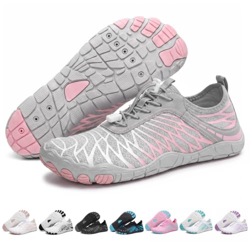 Image of ELETON Barefoot Shoes Women Men Hiking Water Shoes Wide Toe Box Zero Drop