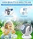 Seifenblasenmaschine Automatische, Bubble Machine 18000+ Bubbles/Min mit 300ml Seifenblasenwasser, Automatische Rotation & RGB Lichter, 75°/360° Drehbar für Kinder/Haustier/Hochzeit/Party/Geschenk