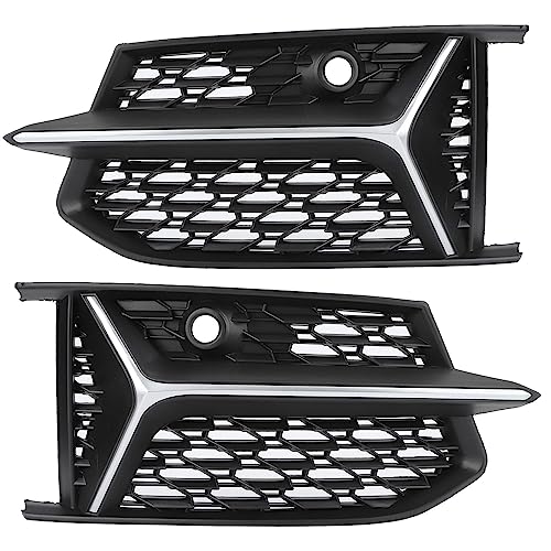 Nid d'abeille grille d'aération pour A6 C8 protection antibrouillard avant chrome