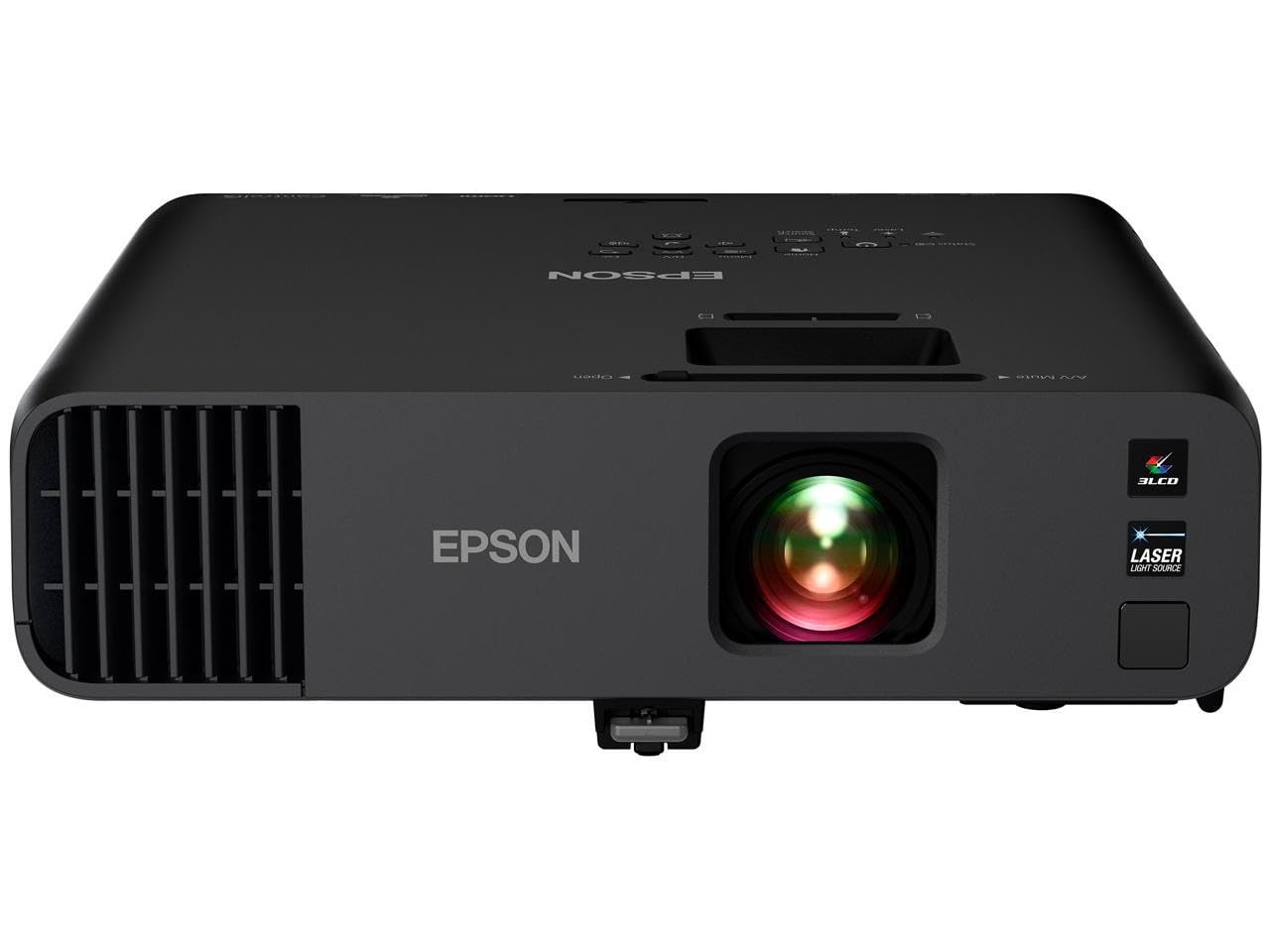 Epson Pro EX10000 3-Chip 3LCD Full HD 1080p (1) Wireless Laser Projector, 4,500 Lumens Color Brightness, 4,500 Lumens White Brightness, Miracast, 2 HDMI Ports, Built-in 16W Speaker, Laser Light Source